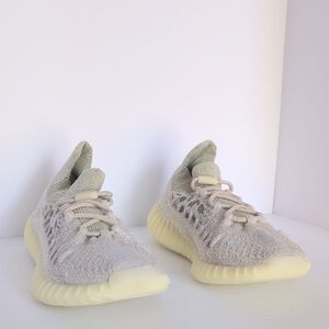 Yeezy Gray and Cream Sneakers